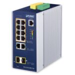 Industrial L2+ 8-Port 10/100/1000T 802.3at PoE + 2-Port 10/100/1000T + 2-Port 1G/2.5G SFP Managed Ethernet Switch 10 box IGS 5225 8P2T2Sv4
