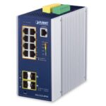 Industrial L2+8-Port 10/100/1000T 802.3at PoE + 2-Port 100/1G SFP + 2-Port 100/1G/2.5G SFP Managed Ethernet Switch 29 box IGS 5225 8P4Sv5