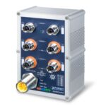 Industrial IP67-rated 4-Port 10/100/1000T 802.3at PoE+ 2-Port 10/100/1000T Managed Ethernet Switch 4 box IGS 5227X 4P2T
