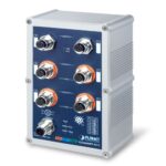 Industrial IP67 Rated 4-Port 10/100/1000T 802.3at PoE + 2-Port 10/100/1000T Managed Ethernet Switch 7 box IGS 604HPT M12v1.1