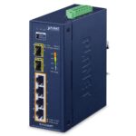 Industrial 4-Port 10/100/1000T 802.3at PoE + 2-Port 100/1000/2500X SFP Ethernet Switch 5 box IGS 624HPTv2.1