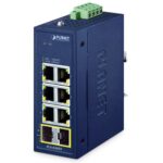 Compact Industrial 6-Port 10/100/1000T + 2-Port 100/1000X SFP Ethernet Switch 3 box IGS 820TF1