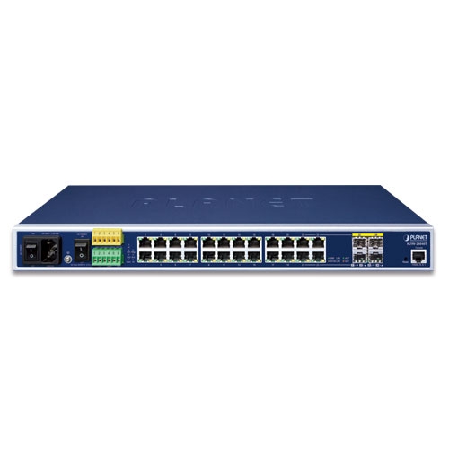 Industrial L2+ 20-Port 10/100/1000T + 4-Port TP/SFP Combo Managed Ethernet Switch 2 box IGSW 24040Tv4 01