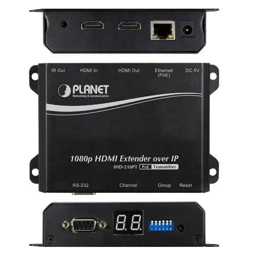 High Definition HDMI Extender Transmitter over IP with PoE 5 box IHD 210PT 04