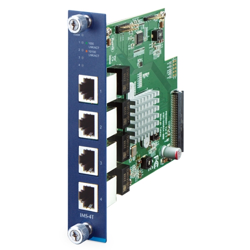 Industrial Layer 3 5-Slot Modular Managed Ethernet Switch 6 box IMS 4T