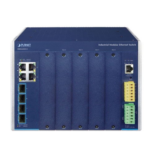Industrial Layer 3 5-Slot Modular Managed Ethernet Switch 2 box IMS 6325 5 01