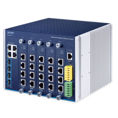 Industrial Layer 3 5-Slot Modular Managed Ethernet Switch 4 box IMS 6325 5 03
