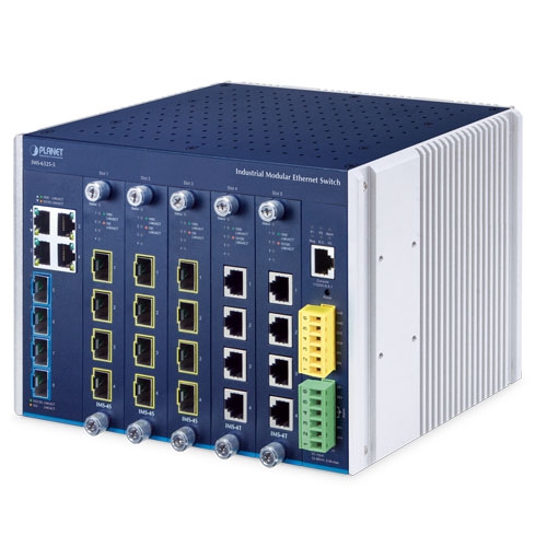 Industrial Layer 3 5-Slot Modular Managed Ethernet Switch 5 box IMS 6325 5 04