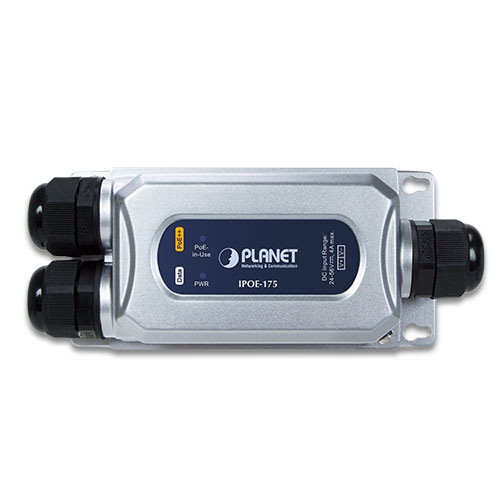 Industrial IP67 1-Port 60W 802.3bt PoE++ Injector 2 box IPOE 175 01