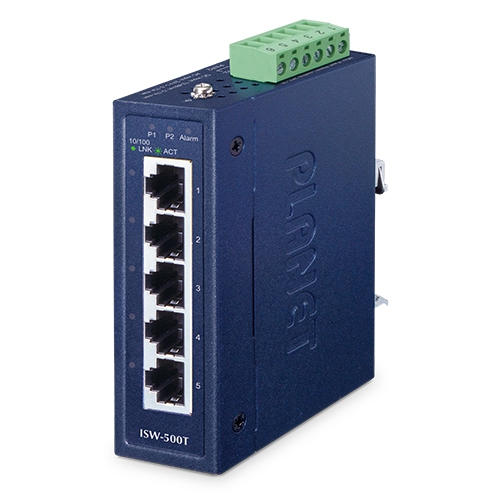 Industrial 5-Port 10/100TX Compact Ethernet Switch 1 box ISW 500Tv2