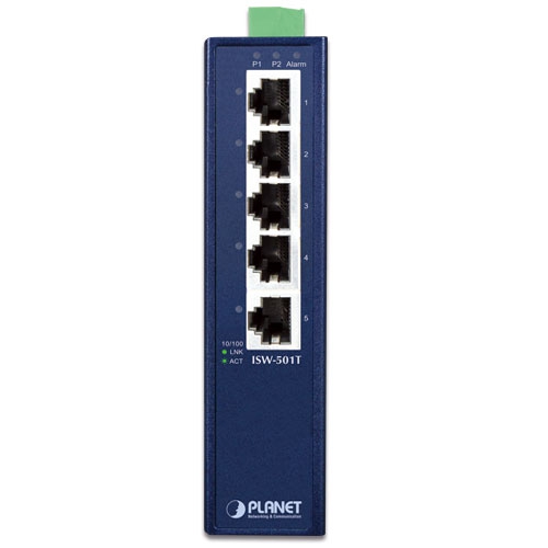 5-Port 10/100TX Industrial Fast Ethernet Switch 2 box ISW 501Tv3 01