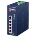 Industrial 5-Port 10/100TX Ethernet Switch with 4-Port 802.3at PoE+ 35 box ISW 504PTv4