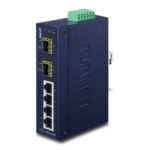 4-Port 10/100Base-TX + 2-Port 100Base-FX SFP Industrial Ethernet Switch with Wide Operating Temperature 3 box ISW 621TFv1.1