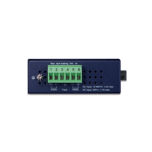 4-Port 10/100Base-TX + 2-Port 100Base-FX Industrial Ethernet Switch with Wide Operating Temperature (-40~75 degrees C) 6 box ISW 621TS15v1.1 02