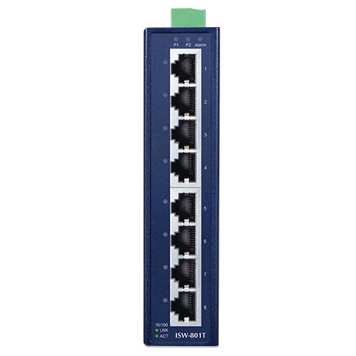 8-Port 10/100TX Industrial Fast Ethernet Switch 2 box ISW 801Tv3 01