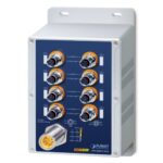 Industrial IP67 8-Port 10/100TX M12 802.3at PoE+ Switch 33 box ISW 808PT M12v2