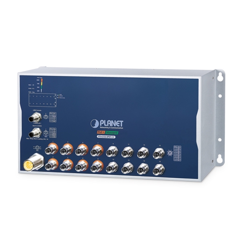 Industrial L3 16-Port 10/100/1000T with 8-/16-Port 802.3at PoE M12 Managed Ethernet Switch 5 box ITS 6326 8P8T LV