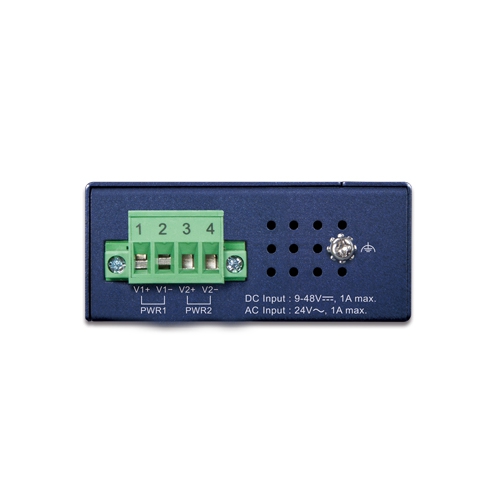 Compact Industrial 2-Port 10G/2.5G/1G/100BASE-X SFP+ Media Converter 3 box IXT 815AT 02