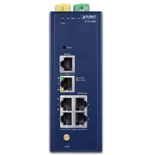 Industrial LoRaWAN Gateway with 5-Port 10/100/1000T 3 box LCG 300 02