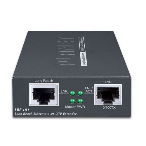 1-Port 10/100TX over UTP Long Reach Ethernet Extender 2 box LRE 101 01