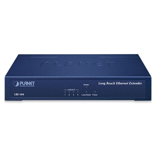 4-Port 10/100TX + 1-Port UTP/BNC Long Reach Ethernet Extender 2 box LRE 104 01