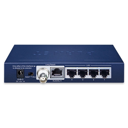 4-Port 10/100TX + 1-Port UTP/BNC Long Reach Ethernet Extender 3 box LRE 104 02
