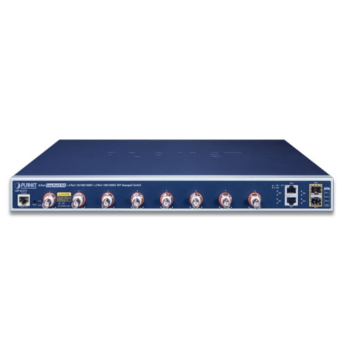 8-port Long Reach PoE + 2-port 10/100/1000T + 2-port 100/1000X SFP Managed Switch 2 box LRP 822CSv1.1 01