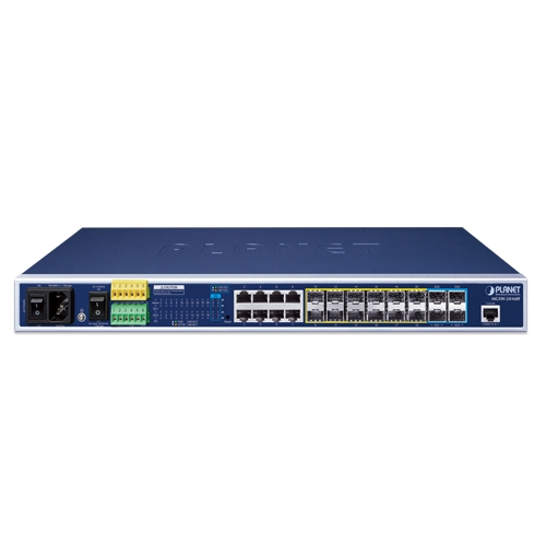 L2+ 8-Port 10/100/1000T + 12-Port 100/1000X SFP + 4-Port 10G SFP+ Managed Metro Ethernet Switch 2 box MGSW 24160Fv4 01