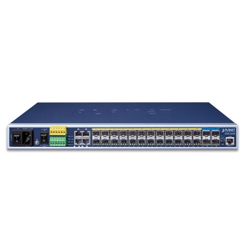 L3 14-Port 100/1G SFP with 4 shared 10/100/1000T + 10-Port 1G/2.5G SFP + 4-Port 10G SFP+ Metro Ethernet Switch 2 box MGSW 28240Fv3.1 01