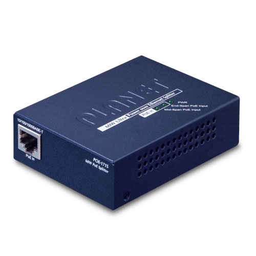 Single-Port 10/100/1000Mbps Ultra PoE Splitter (12V/19V/24V) 1 box POE 171Sv1.1