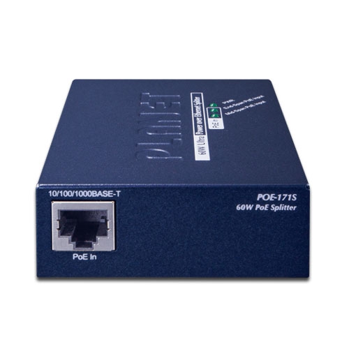 Single-Port 10/100/1000Mbps Ultra PoE Splitter (12V/19V/24V) 3 box POE 171Sv1.1 01