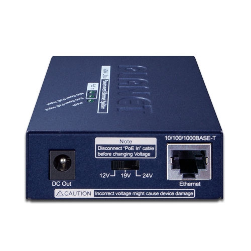 Single-Port 10/100/1000Mbps Ultra PoE Splitter (12V/19V/24V) 4 box POE 171Sv1.1 02