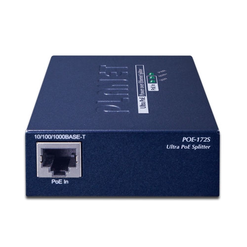 Single-Port 10/100/1000Mbps Ultra PoE Splitter (12V/19V/24V) 3 box POE 172Sv1.1 01