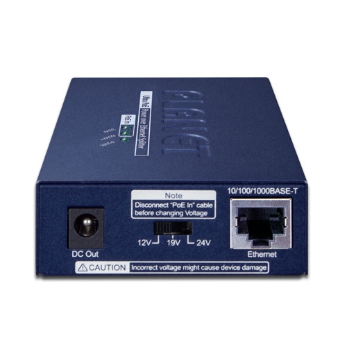 Single-Port 10/100/1000Mbps Ultra PoE Splitter (12V/19V/24V) 4 box POE 172Sv1.1 02