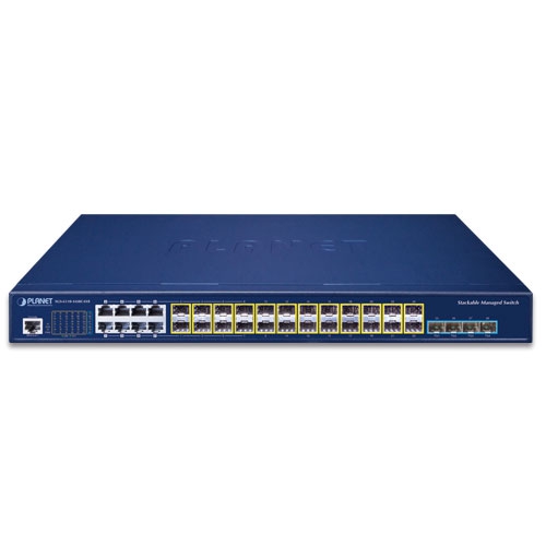 L3 16-Port 100/1000X SFP + 8-Port Gigabit TP/SFP + 4-Port 10G SFP+ Stackable Managed Switch (Dual 100~240V AC) 2 box SGS 6310 16S8C4XR 01