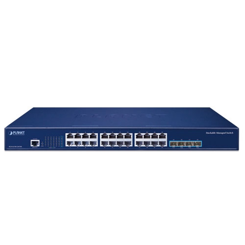 L3 24-Port 10/100/1000T + 4-Port 10G SFP+ Stackable Managed Switch 2 box SGS 6310 24T4Xv2 01