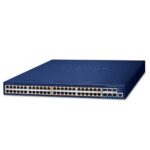 L3 48-Port 10/100/1000T 802.3at PoE + 6-Port 10G SFP+ Stackable Managed Switch with 55V DC Redundant Power 13 box SGS 6310 48P6XR1
