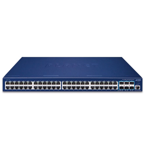 L3 48-Port 10/100/1000T + 6-Port 10G SFP+ Stackable Managed Switch 2 box SGS 6310 48T6Xv2 01