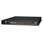 Layer 3 16-Port 100/1000X SFP + 8-Port Gigabit TP/SFP + 4-Port 10G SFP+ Stackable Managed Switch (100~240V AC, 36-75V DC) 11 box SGS 6341 16S8C4XRv2