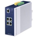 Industrial L2+ 4-Port 10/100/1000T Managed TSN Ethernet Switch 5 box TSN 5225 4T3