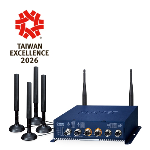 Industrial/Vehicle 5G NR Cellular Wireless Gateway with M12 PoE+ 1 box VCG 2406WP NR1