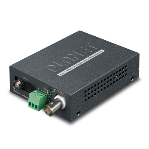 1-Channel 4-in-1 Video over Gigabit Fiber Bundle Kit 5 box VF 102G