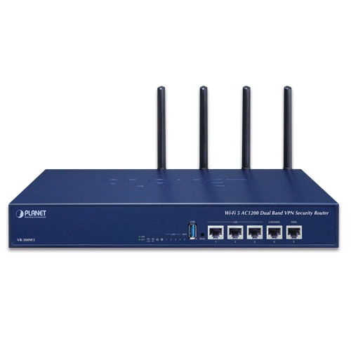 Wi-Fi 5 AC1200 Dual Band VPN Security Router 2 box VR 300W5 01