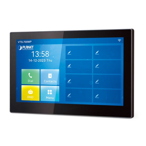 7-inch SIP Indoor Touch Screen PoE Video Intercom with Built-in Wi-Fi 1 box VTS 700WP