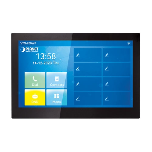 7-inch SIP Indoor Touch Screen PoE Video Intercom with Built-in Wi-Fi 2 box VTS 700WP 01