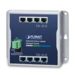 Industrial 8-Port 10/100/1000T Wall-mount Managed Switch (-40~75 degrees C) 14 box WGS 4215 8Tv1.1