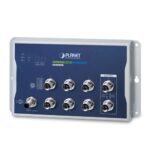 Industrial L2+ 8-Port 10/100/1000T M12 Wall-mount Managed Switch 4 box WGS 5225 8MT