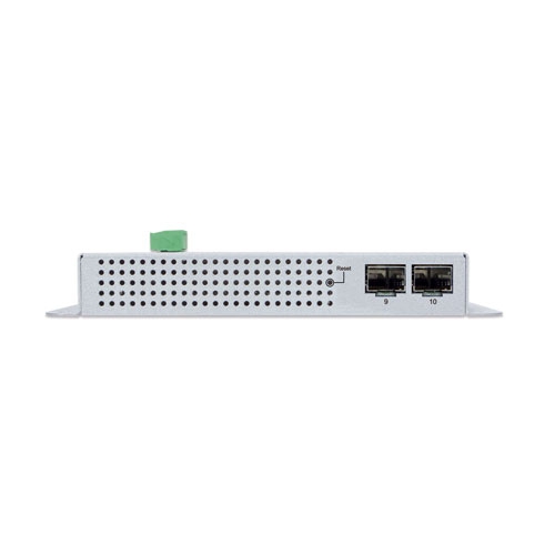 Industrial L2+ 8-port 10/100/1000T 802.3at PoE + 2-port 1G/2.5G SFP Wall-mount Managed Switch with LCD Touch Screen 4 box WGS 5225 8P2SV v3 03