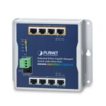Industrial 8-Port 10/100/1000T Wall-mount Managed Switch with 4-Port PoE+ 9 box WGS 804HPTv2