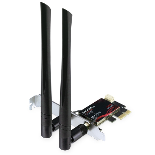 802.11AX Wi-Fi 6E Tri-band Wireless PCI Express Adapter 1 box WTL 2400AXE